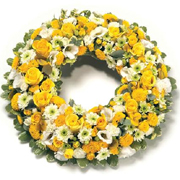 Luxury Wreath Yellow &amp; White